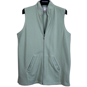 Northern Reflections green zippered vest long size‎ large